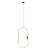 Pendente Metal Domado Sole Oval Central Vertical 6100 - Imagem 2