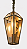 Pendente Metal Domado Ballon G 6536 E27 FakeStone - Imagem 1