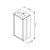 Arandela Metal Domado Box Com Rasgo Lateral 531 E27 - Imagem 2
