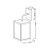 Arandela Metal Domado Thomas Quadro Glass 5978 E27 - Imagem 3
