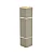 Arandela Metal Domado Quadrada 36cm Com Rasgo 5167RA G9 - Imagem 2