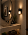 Arandela Metal Domado Glass Tub Reta 561 E27 - Imagem 1