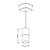 Pendente Glass Reto Metal Domado Código 566 22cm para Lâmpada Bulbo E27 com Vidro - Imagem 3