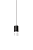 Pendente Glass Reto Metal Domado Código 566 22cm para Lâmpada Bulbo E27 com Vidro - Imagem 2