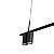 Pendente Tubus B5 566 800x110mm 4x GU10 LED Dicróica MR16 Alumínio - Imagem 3