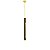 Pendente TUB P com Rasgo Metal Domado Código 5570G/L 40cm LED 3W 3000K ou G9 em Alumínio - Imagem 2