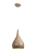 Pendente Drop G Metal Domado Código 5614 32cm para Lâmpada Bulbo E27 em Alumínio - Imagem 1