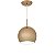 Pendente Ball G Metal Domado Código 5615 28cm para Lâmpada Bulbo E27 em Alumínio - Imagem 2