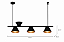 Pendente Klasike Trilho M Metal Domado Código 7063 LED 9W 3000K ou 4000K em Alumínio e Acrílico - Imagem 2