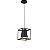 Pendente Thomas Baldy Quadro G Metal Domado Código 5921 25cm para Lâmpada Bulbo E27 em Alumínio - Imagem 2