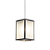 Pendente Thomas Quadro PP Metal Domado Código 5914 18cm para Lâmpada Filamento E27 em Alumínio - Imagem 4