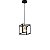 Pendente Thomas Quadro P Metal Domado Código 5915 18cm para Lâmpada Filamento E27 em Alumínio - Imagem 1