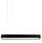 Pendente Tek Nik Retangular AC Metal Domado Código 5783 LED 36W 3000K ou 4000K 1m em Alumínio e Acrílico - Imagem 2