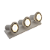Spot Trapézio G Triplo Metal Domado Código 11326 GU10 para 3 Lâmpadas AR111 em Alumínio - Imagem 1