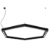 Pendente Zamanelli Horizontal Indireto Metal Domado Código 9021IN LED Integrado 63W 6300lm Alumínio e Acrílico - Imagem 2