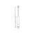Pendente Stone Long Metal Domado Código 5601 GU10 para 1 Lâmpada Dicróica em Alumínio - Imagem 3