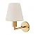 Arandela Rieti AR-111 Foco Metallo 29cm para 1 Lâmpada E27 | Luminária de Parede Decorativa - Imagem 1