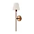 Arandela Tocheiro AR-105-R Foco Metallo 63,3cm para 1 Lâmpada E27 | Luminária de Parede Decorativa - Imagem 1