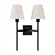 Arandela Tocheiro Dupla AR-125 Foco Metallo 50,4cm com 2 Lâmpadas E27 | Luminária de Parede Decorativa - Imagem 1