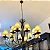Lustre 12 Puntas LU-400-12 Foco Metallo 12 Lâmpadas E27 | Lustre Decorativo para Pé-Direito Duplo - Imagem 2