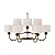 Lustre Alba 9 Braços LU-432-9 Foco Metallo 9 Lâmpadas E27 | Lustre Decorativo Moderno - Imagem 1