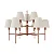 Lustre Amalfi 9 Braços LU-419-9 Foco Metallo 9 Lâmpadas E27 | Lustre Decorativo Moderno - Imagem 1