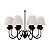 Lustre Belga 8 Braços LU-409-8 Foco Metallo 8 Lâmpadas E27 | Lustre Decorativo Moderno - Imagem 1