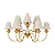 Lustre Belga 12 Braços LU-409-12 Foco Metallo 12 Lâmpadas E27 | Lustre Decorativo Moderno - Imagem 1
