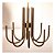 Lustre Bra LU-429 Foco Metallo 16 Lâmpadas G9 | Lustre Decorativo Moderno para Pé-Direito Duplo - Imagem 2