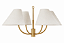 Lustre Donata 4 Braços LU-454 Foco Metallo 4 Lâmpadas E27 | Lustre Decorativo Moderno - Imagem 1