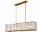 Lustre Marmo Retangular 8 Lâmpadas E27 para Mesa de Jantar e Living Foco Metallo LU-459 - Imagem 1