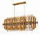 Lustre Ravello Oval 12 Lâmpadas G9 para Mesa de Jantar Grande e Living Foco Metallo LU-458 - Imagem 1