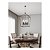 Pendente Inglês 6 Lâmpadas E14 para Sala de Jantar, Hall e Living Sofisticado Foco Metallo PE-520 - Imagem 2