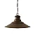 Pendente Único Montado 37cm 1 Lâmpada E27 para Bancada e Mesa de Jantar Foco Metallo PE-508-37 - Imagem 1