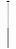 Pendente Vittorio G Haste 120cm 1 Lâmpada G9 para Bancada e Mesa de Jantar Foco Metallo PE-522-120 - Imagem 1