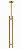 Pendente Vittorio Duplo G Haste 120cm 4 Lâmpadas G9 para Mesa de Jantar Foco Metallo PE-524-120 - Imagem 1