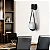 Arandela Itamonte Zala 269 56cm em Alumínio e Vidro Fosco Branco 1x G9 LED para Sala, Quarto e Corredor - Imagem 2
