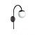 Arandela Itamonte Up P 273 47cm em Alumínio e Vidro Fosco Branco 1x G9 LED para Sala, Quarto e Corredor - Imagem 1