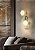Arandela Itamonte Mali 285-302 38cm LED Integrado 2x4W 400lm 3000K em Alumínio e Vidro Fosco Branco 230V - Imagem 1