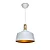 Pendente Itamonte Aluminium 423 423/1 Ø350x330mm 1x E27 em Alumínio e Madeira para LED Bulbo A60 - Imagem 1