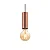 Pendente Itamonte Tubolare E27 464/15E27 Ø53x145mm 1x E27 em Alumínio para LED Bulbo A60 ou Filamento - Imagem 1