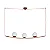 Pendente Itamonte Rapio 473/3 1240x180mm 3 Globos Ø150mm 3x G9 em Alumínio e Vidro Fosco Branco - Imagem 1