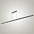 Pendente Itamonte Tech Uno G Horizontal 513-301 LED 36W 3000K 127V 1500x20mm - Imagem 1
