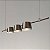 Pendente Nina B3 554-301 1000x110mm LED Integrado 3x4W Alumínio - Imagem 2