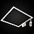 Plafon Itamonte Tech Soft G 520 x 520 x 20 mm LED Integrado 48W + 2 GU10 Perfil Slim 4000K 4298-402 - Imagem 2