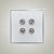 Luminária de Embutir Itamonte Tech Set 480 x 480 mm LED Integrado 42W + 4 AR70 GU10 Perfil Slim 4000K 2049-401 - Imagem 2