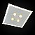Luminária de Embutir Itamonte Tech Set 480 x 480 mm LED Integrado 42W + 4 AR70 GU10 Perfil Slim 4000K 2049-402 - Imagem 1