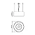 Pendente Accord Cilíndrico LED A-213LED 80x25cm 54W 1927lm IRC90 em Madeira - Imagem 3