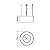 Pendente Accord Cilíndrico LED A-215LED 60x25cm 35W 1230lm IRC90 em Madeira - Imagem 2