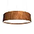 Pendente Accord Cilíndrico A-217 90x25cm em Madeira Design Contemporâneo - Imagem 1